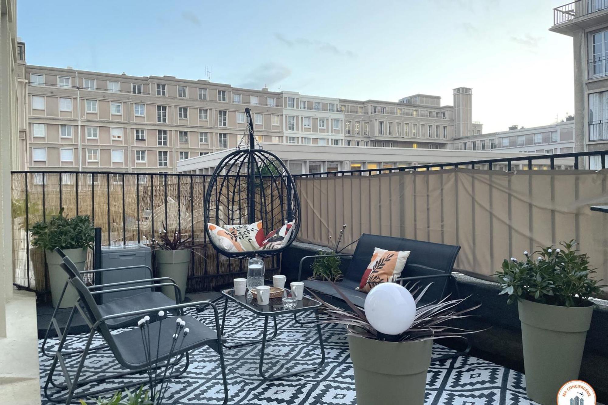 Bienvenue Au Chillou - Parking - Terrasse Apartment Le Havre Exterior photo